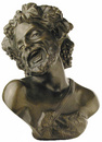D.049 - Szőlőfürtös görög férfi fej